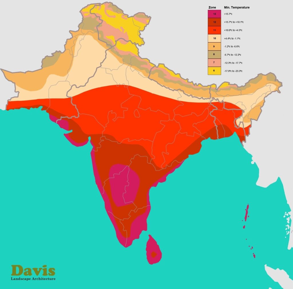 India Hardiness Zone